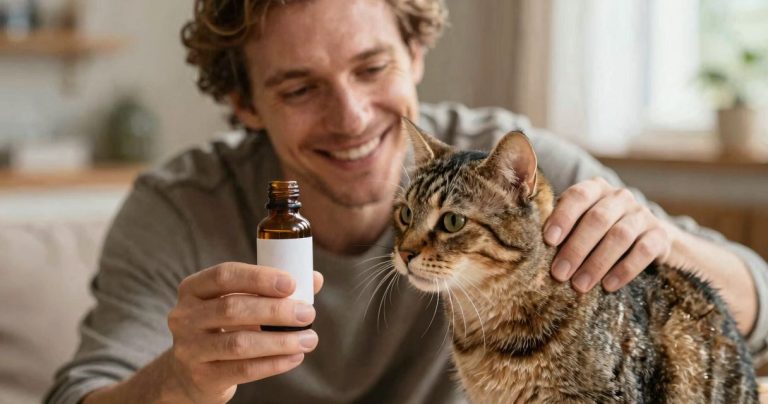 huile de chanvre pour chat: pelage brillant, peau apaisée