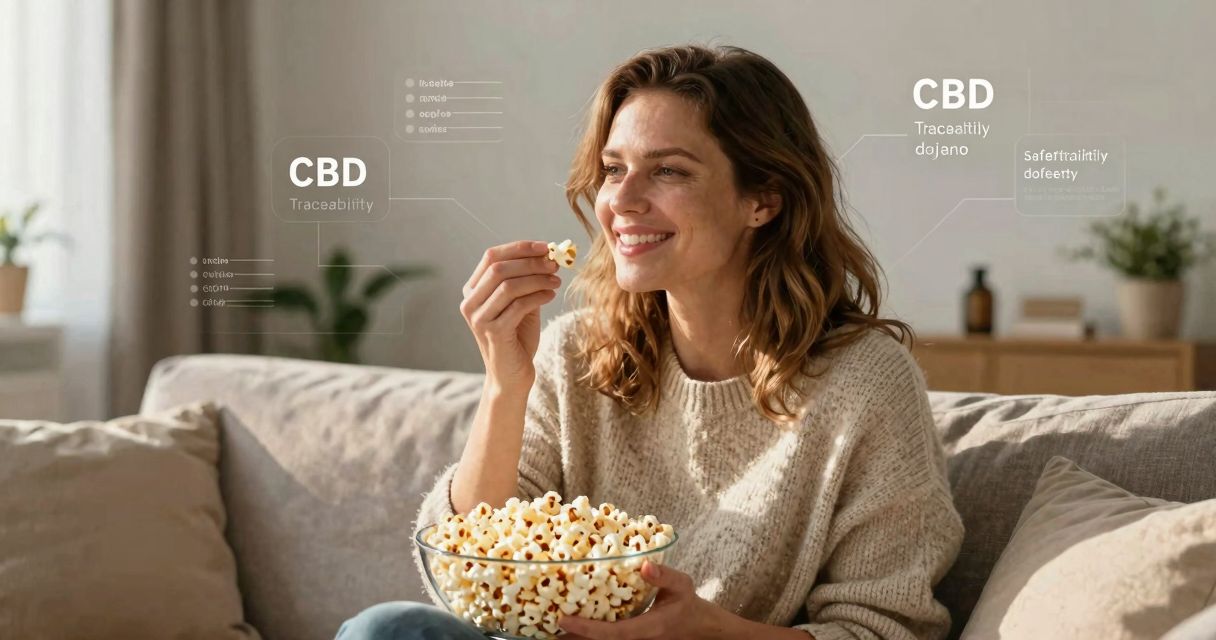 pop corn cbd: traçabilité, dosage sûr et analyses 2026