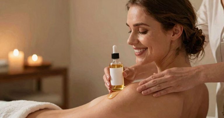 huile comestible de massage: cbd sûr et détente assurée